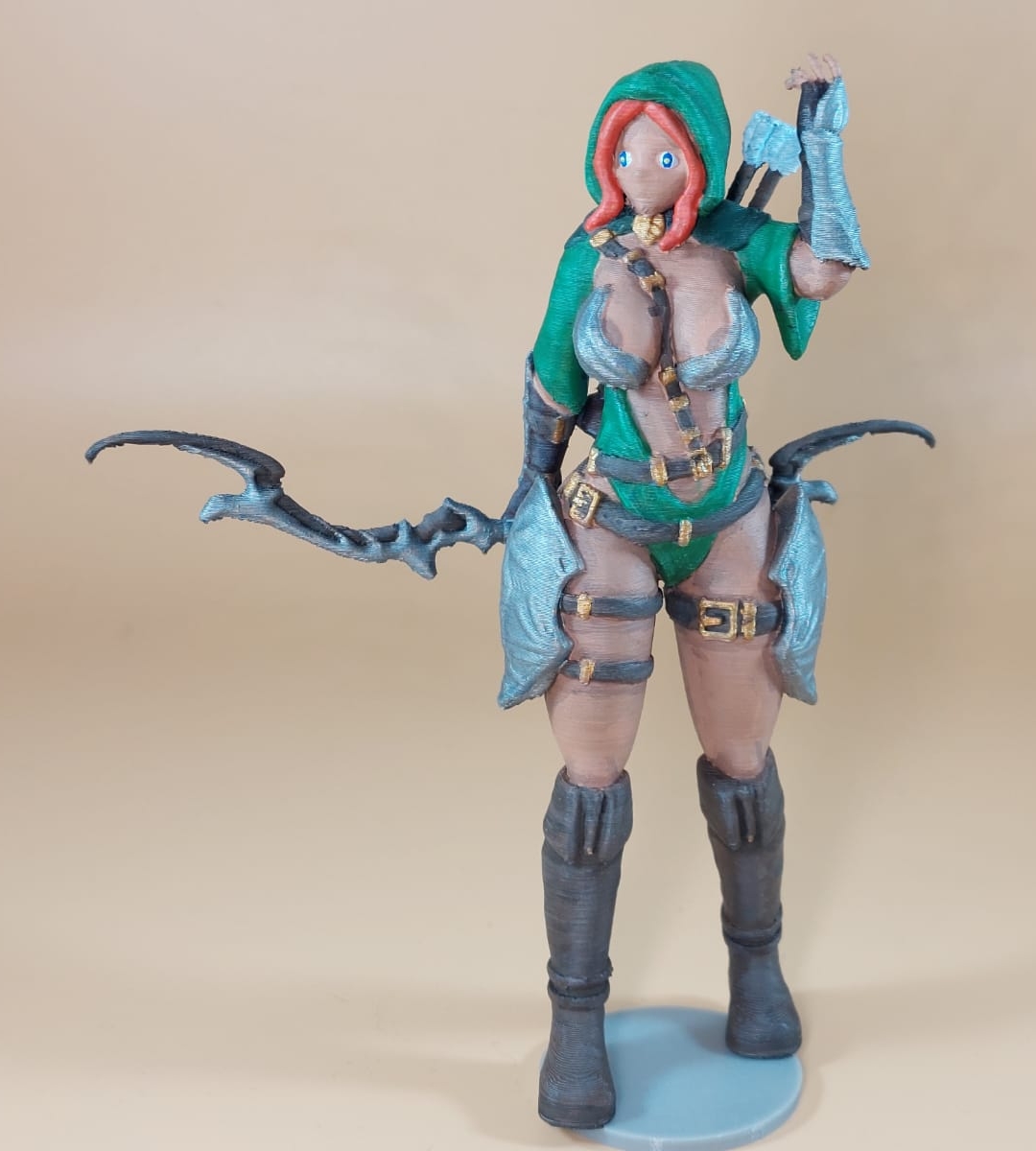 female-fantasy-archer-3D-print-1